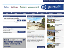 Tablet Screenshot of peter-rolfe.com